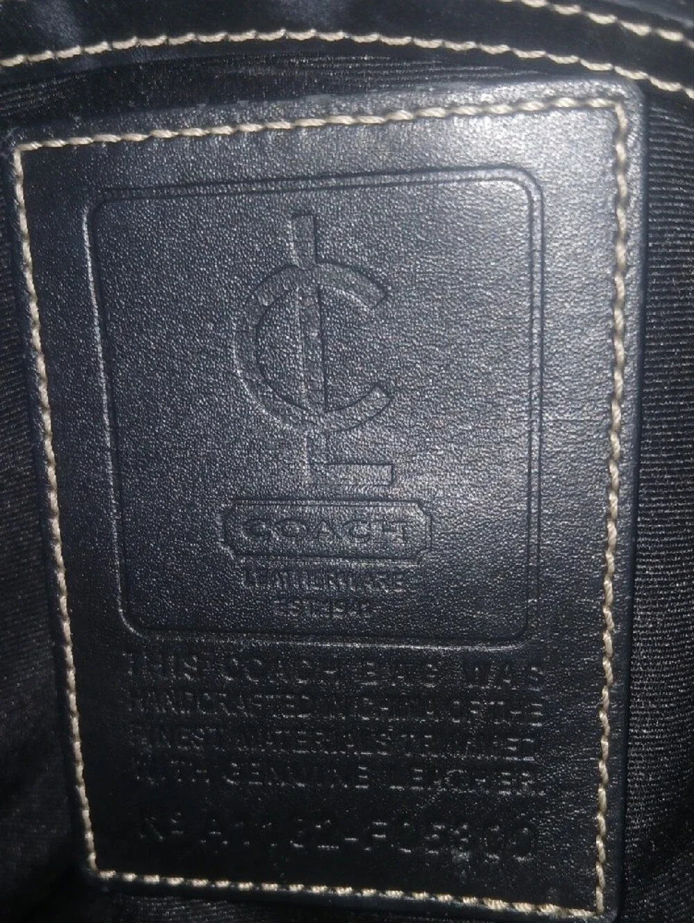 Y2K Coach Men’s Messenger Bag in Gray with Black Strap